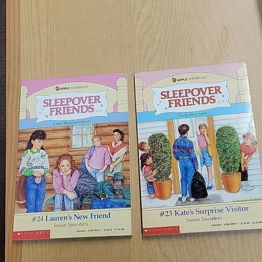 11 paperback‎ books. 5 Sleepover Friends, 6 assorted paperback.
